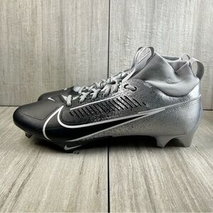 NEW Nike Vapor Edge 360 2 Silver Black Football Cleats hf3454-003 Mens Size 15